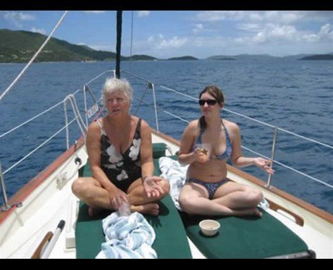 ladies on the bow