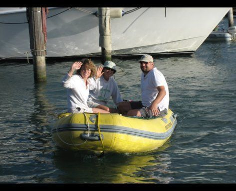 first to arrive for the day sail in the virgin islands